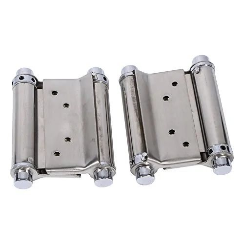 Garosa charnière à ressort double action 3 pouces, lot de 2 en inox