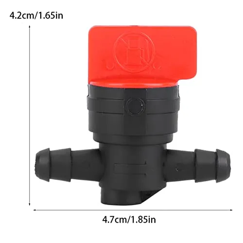 Garosa vanne d’arrêt carburant 1/4 pouce lot de 5 en plastique