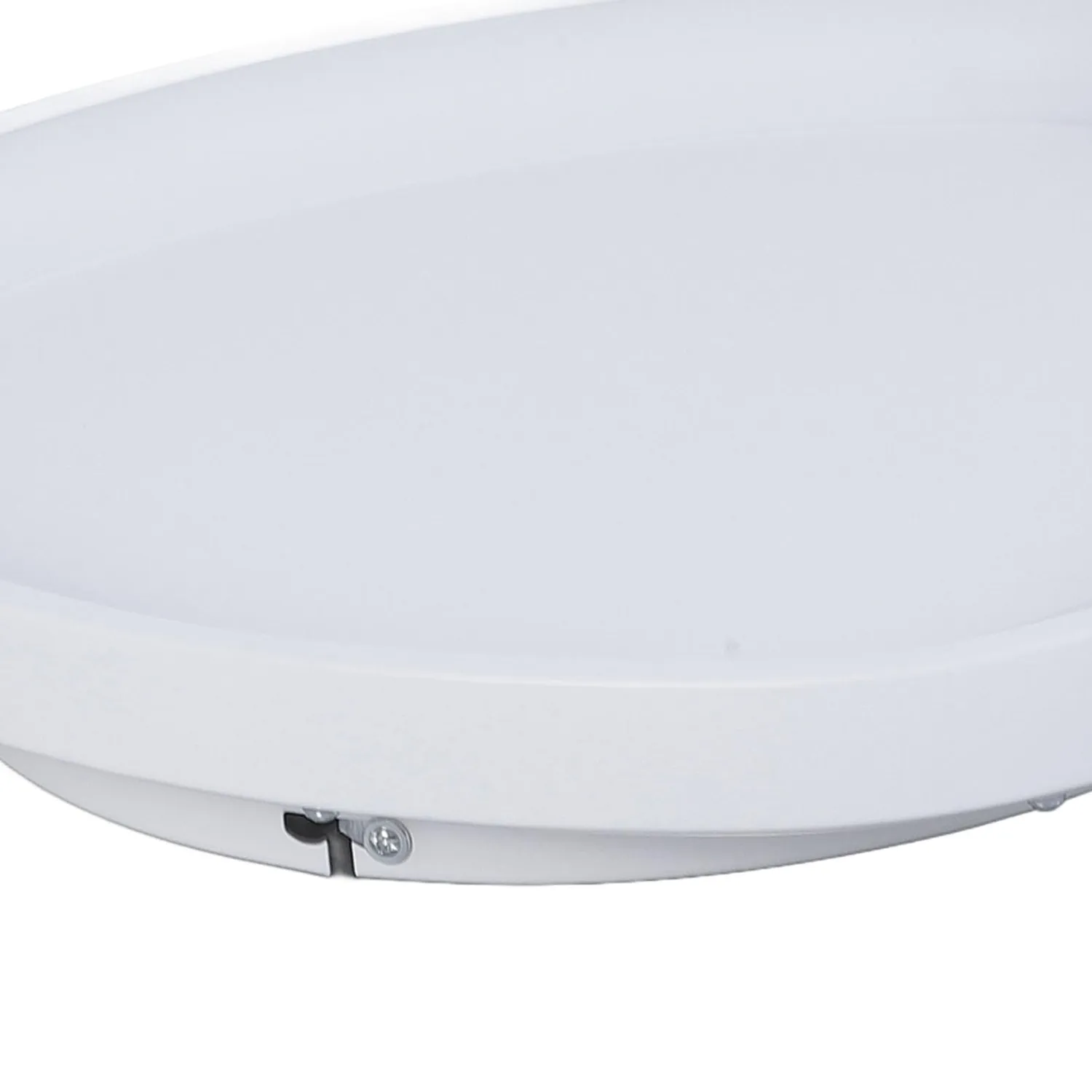 Garosa plafonnier LED triangulaire ovale 42 cm blanc
