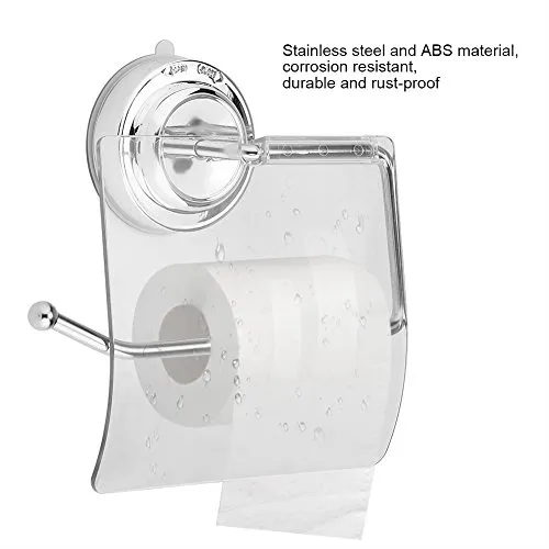 Garosa porte-papier toilette ventouse inox sans perçage
