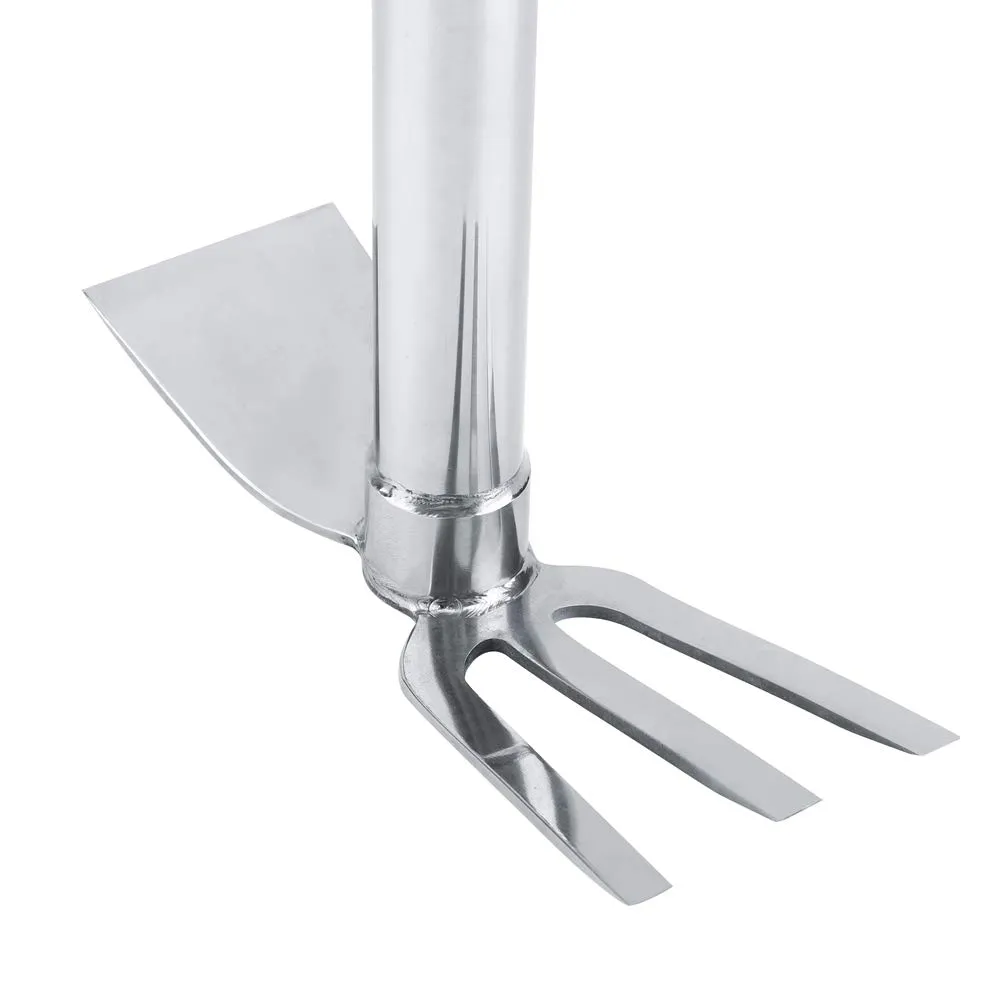 Garosa Houe râteau 2 en 1 acier jardin 39 cm