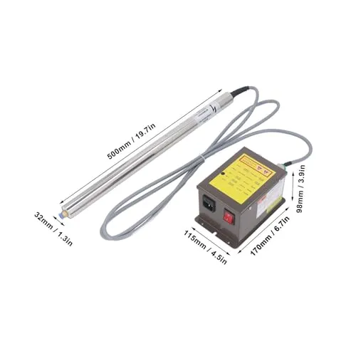 Garosa Barre Ionisante 500mm Antistatique Haute Tension Inox