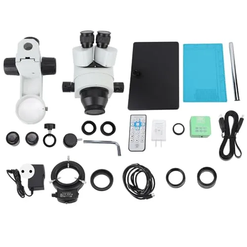 Garosa microscope trinoculaire LED 7X-45X USB labo