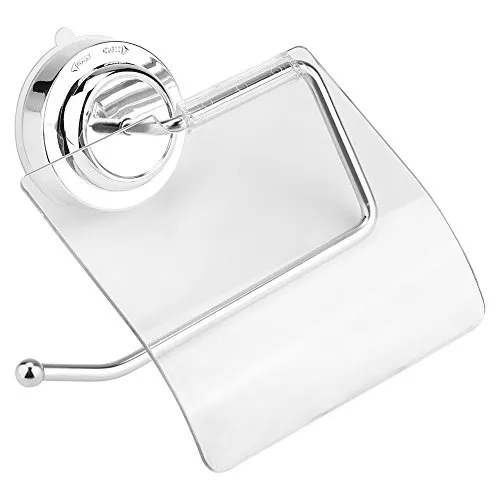 Garosa porte-papier toilette ventouse inox sans perçage