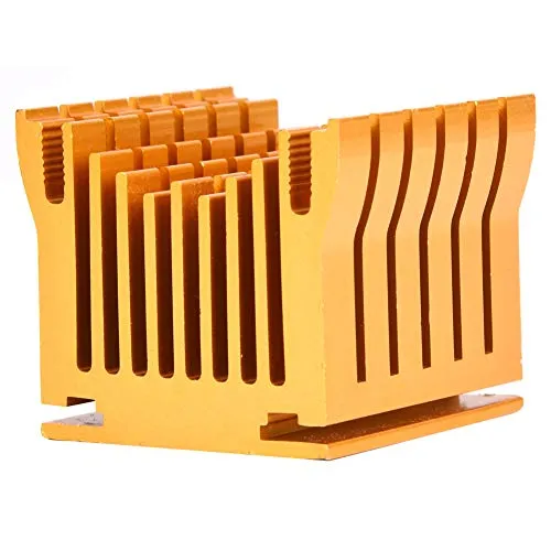Garosa P43*40*36 dissipateur thermique 43 × 40 × 36 mm doré en aluminium
