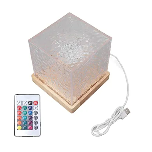 Garosa veilleuse RGBW effet ondulation acrylique USB