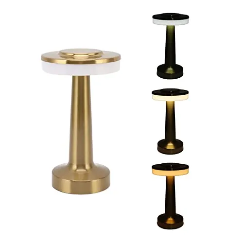 Garosa lampe de table LED tactile rechargeable USB 5 V 1 W, 3 intensités