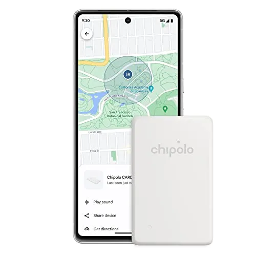 Chipolo CARD Point tracker portefeuille lot de 2 blanc cassé fin
