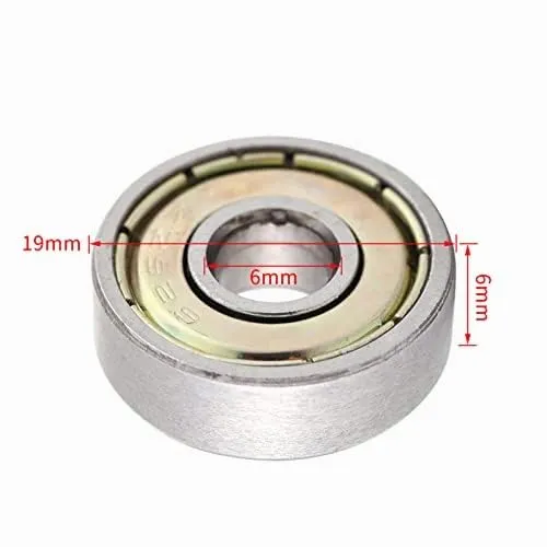 Garosa 626ZZ roulement à billes 6×19×6 mm, lot de 10, étanche