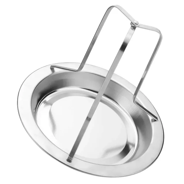 Garosa Support à poulet vertical avec lèchefrite en acier inoxydable