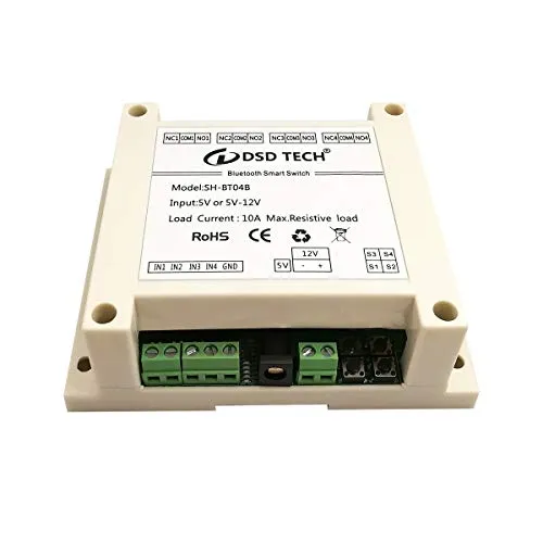 DSD TECH SH-BT04B relais Bluetooth V2 4 canaux 5/12 V