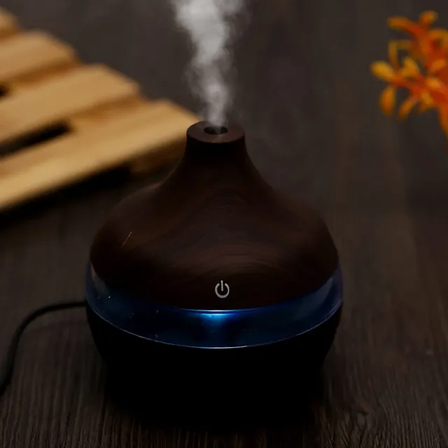 Garosa humidificateur ultrasonique 300 ml à brume froide, 7 LED