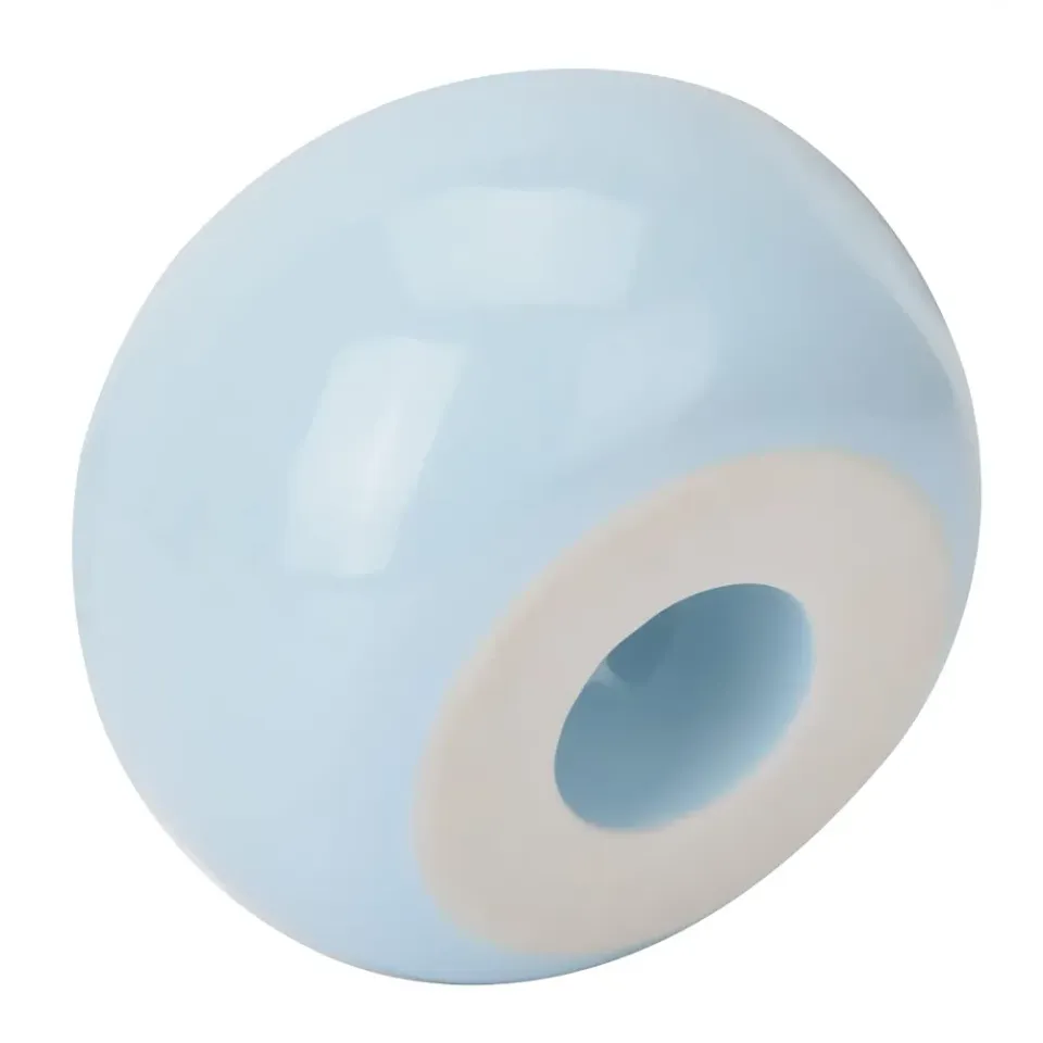 Garosa Porte-brosse à dents donut en céramique bleu