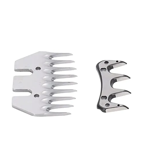 Garosa lame de tonte mouton 9 dents lot de 2 acier carbone