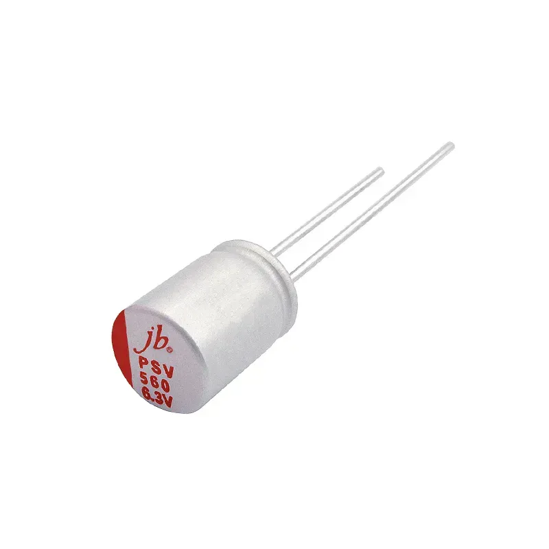 JB Capacitors PSV condensateur polymère aluminium faible ESR