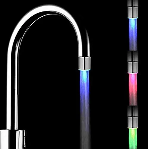 Garosa robinet LED à contrôle de température 3 couleurs sans piles