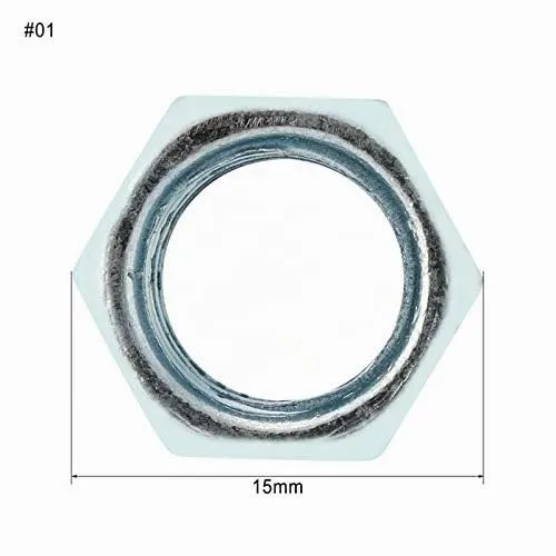Garosa Écrous allongés M12 x 40 mm, lot de 5 en acier galvanisé