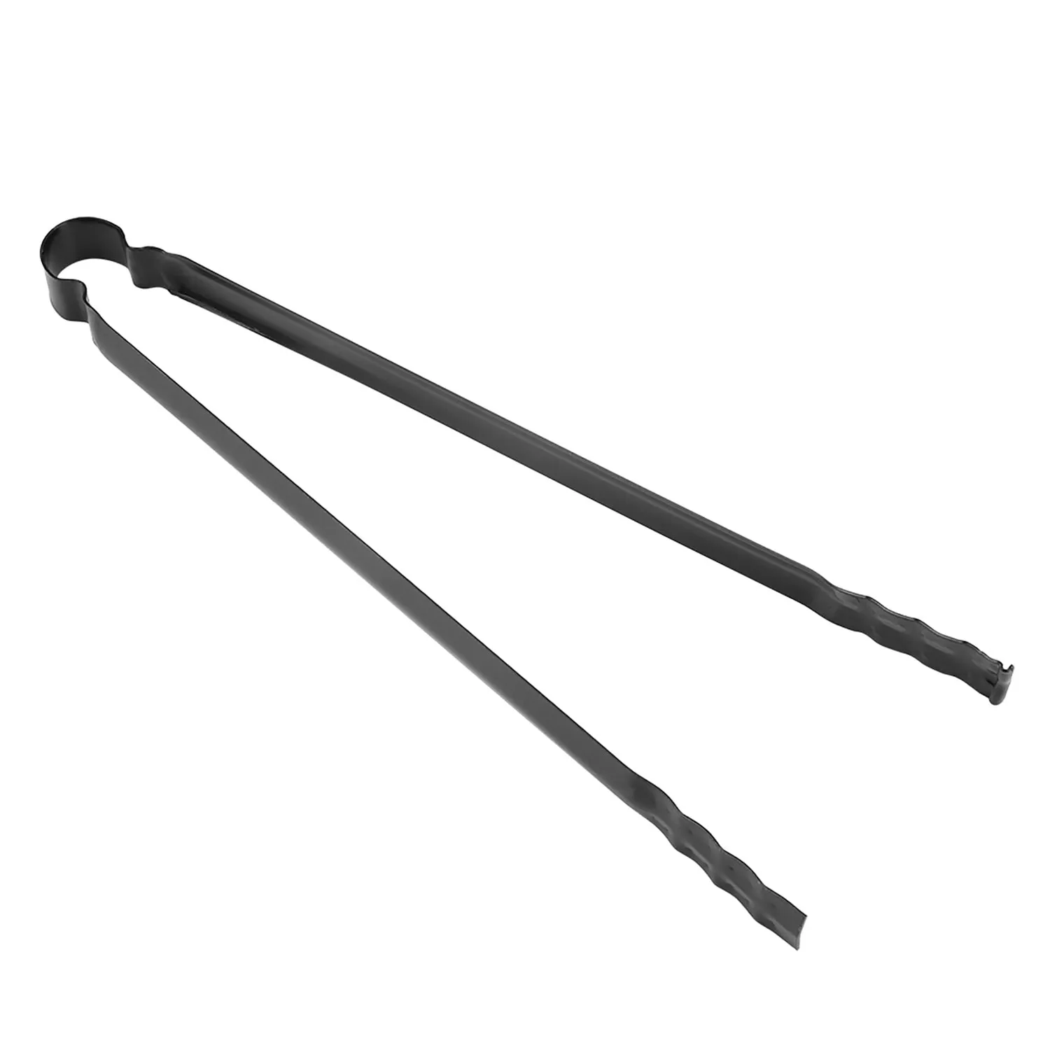 Garosa pince à charbon barbecue métal 30 cm antidérapante